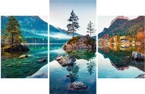 Tablou - Lacul Hintersee, Alpii Bavarezi, Austria (90x60 cm)