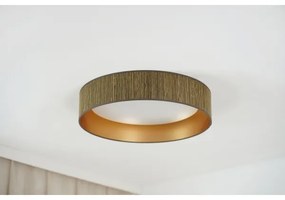 Brilagi - Lampă LED reglabilă VEGAS SHINE LED/24W/230V maro/auriu + telecomandă
