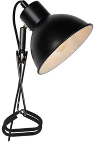 Lampă cu clemă Lucide 45987/01/30 MOYS 1xE27/40W/230V negru