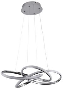 Lustră LED dimabilă pe cablu LED/65W/230V 3000-6500K gri + telecomandă