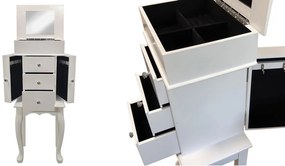 Dulap bijuterii, alb