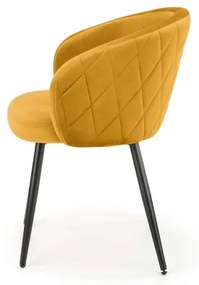 Scaun de masă CALMURE galben