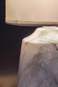 Lampa de masa decorativa marmura/alb Nalisa