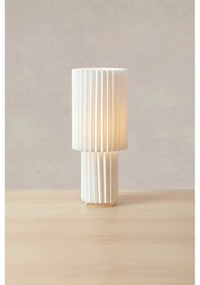 Veioză albă cu abajur textil (înălțime 45 cm) Catis – Markslöjd