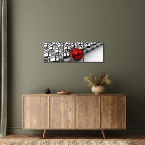 Tablou cu bile lucioase (cu ceas) (90x30 cm)