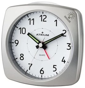 Ceas desteptator Atrium argintiu 8.5/8.5/4 cm