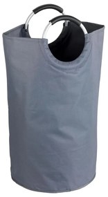 WENKO 3440803100 - Coș pentru rufe JUMBO 38x72 cm antracit/argintiu/negru