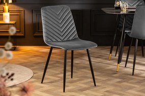 Neînvins Scaun de design Amazon catifea gri