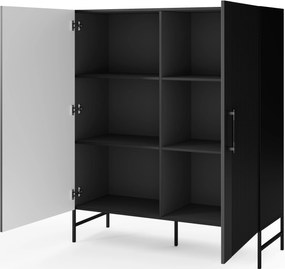 Comoda RAFTT 122x140cm, neagra