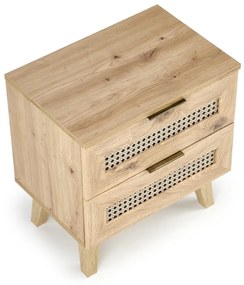 Noptiera Borneo SN-1 stejar artizan/negru