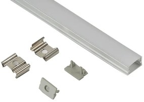 Profil LED Aplicat – Aluminiu, 2 m, Culoare Albă ✨