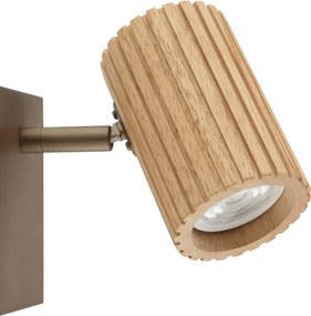 Brilliant - Aplica spot de perete LAKEWOOD 1xGU10/10W/230V maro