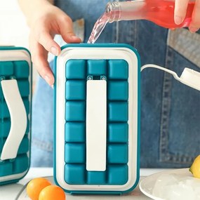 Zaparkorun Producător portabil de gheață cu sticlă de apă - 2 în 1 - verde