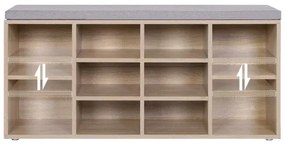 Pantofar VOREN maro/gri