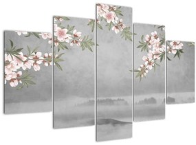 Tablou - Peisaj cu lună (150x105 cm)