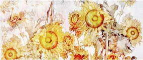 Tablou - Floarea-soarelui,pictură (120x50 cm)