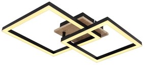 Plafoniera LED design indistrial Bossy negru