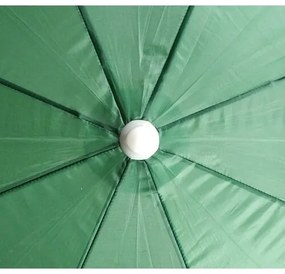 Umbrelă de grădină Happy Green cu panou, diam. 230 cm