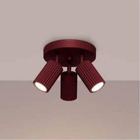 Brilagi - Lampă spot CRESTO 3xGU10/10W/230V burgundiu