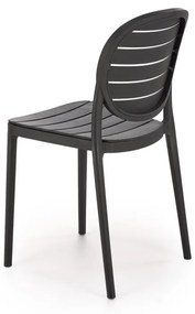 Scaun plastic K529 negru