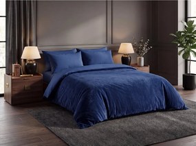 Lenjerie de pat cocolino TEDDY albastru, microplus/microfibra Dimensiune lenjerie de pat: 2 ks 60 x 70 cm | 240 x 200 cm