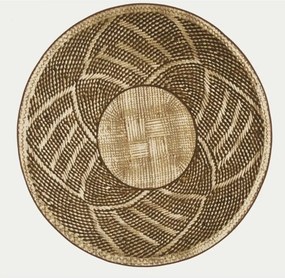 Covor tip carpeta rotund Homs,100X100 cm maro