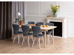 Masă pliabilă cu blat în decor de stejar 210x100 cm Aston - Actona