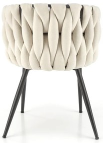 Scaun de bucaterie Noemi, crem