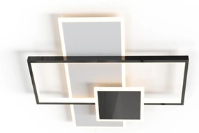 Plafoniera LED moderna SALO negru, alb