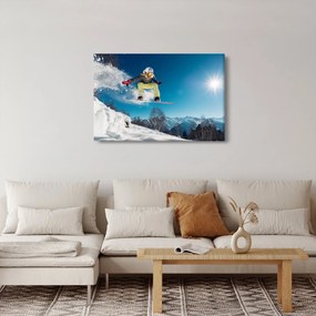Tablou - Snowboarder (90x60 cm)