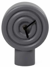 Ceas de masă din ceramică, 16 cm, 1xAA, gri