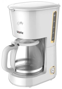 Cafetiera Oliver Voltz Daisy OV51170W, 700W, 1.25 L, Indicator luminos, Sistem anti-picurare, Alb