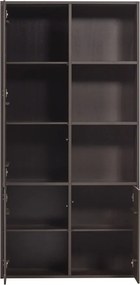 Dulap modular maro închis din lemn de pin 108x215 cm Meggy – WOOOD