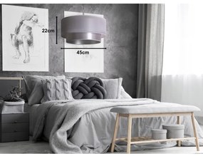 Duolla - Lustră pe cablu NANTES 1xE27/15W/230V d. 45 cm argintie