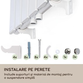 Blumfeldt Ontario 120x45 radiator 1/2" racord lateral instalare pe perete 485 W