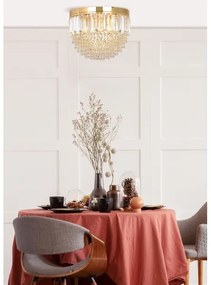 Plafonieră Zuma Line FC19003/5 CHARLOTTE 5xE14/40W/230V d. 40 auriu