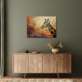 Tablou - Girafă, pictură (70x50 cm)