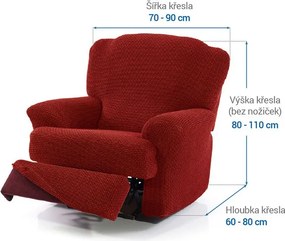 Nueva Textura Huse care se întind foarte bine NIAGARA cărămizii fotoliu de relaxare (l. 70 - 90 cm)