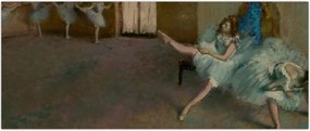Tablou - Edgar Degas, Before the Ballet, reproducere (120x50 cm)
