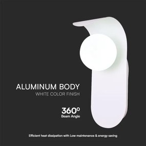 Aplică 1xG9/5W/230V alb