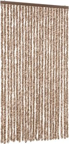 vidaXL Perdea pentru insecte, bej și maro închis, 100x200 cm, chenille