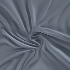 Kvalitex Satin foaie cu elastic gri închis, 140 x 200 cm