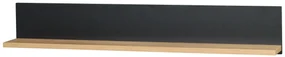 Raft de perete Juha 10 (stejar lefkas + negru). 1087636