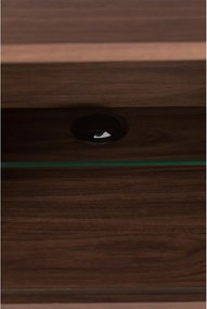 Comodă cu uși glisante Zuiver Barbier, maro