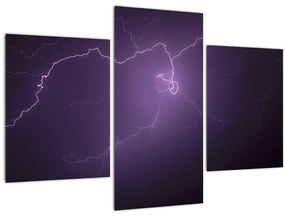 Tabloul cu fulger pe cer (90x60 cm)