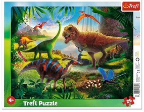 PUZZLE 25 PLANSA DINOZAURI