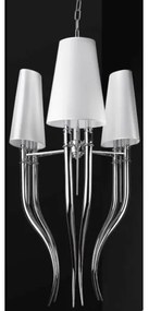 Azzardo AZ1232 - Lustră pe lanț DIABLO 6xE14/11W/230V alb