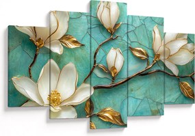 Tablou - Magnolii 3D (150x105 cm)