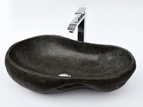 Lavoar din piatră naturală de râu Lavabo Cut - mic