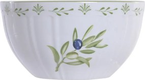 Bol stil Mediterraneean verde , din portelan , "Oliv"